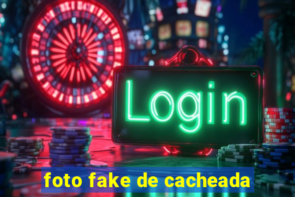 foto fake de cacheada